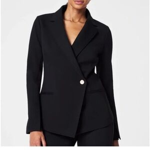 NWT Spanx Asymmetrical Blazer - Black